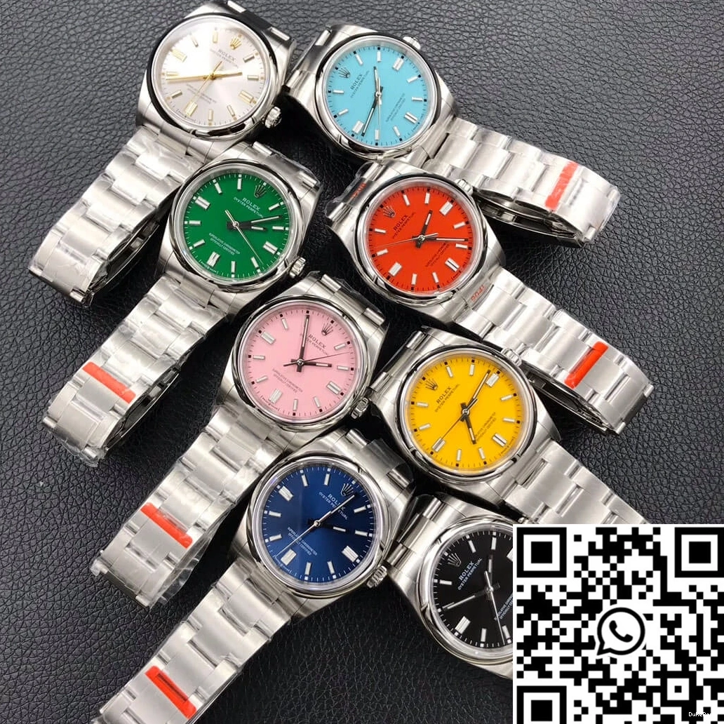 Factory Perpetual Rolex Dial 36MM Yellow M126000-0004 Oyster EW 0317